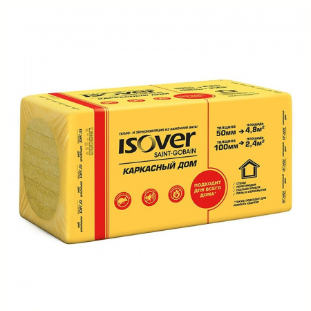 Утеплитель Isover Каркасный Дом 1000х600х50 мм